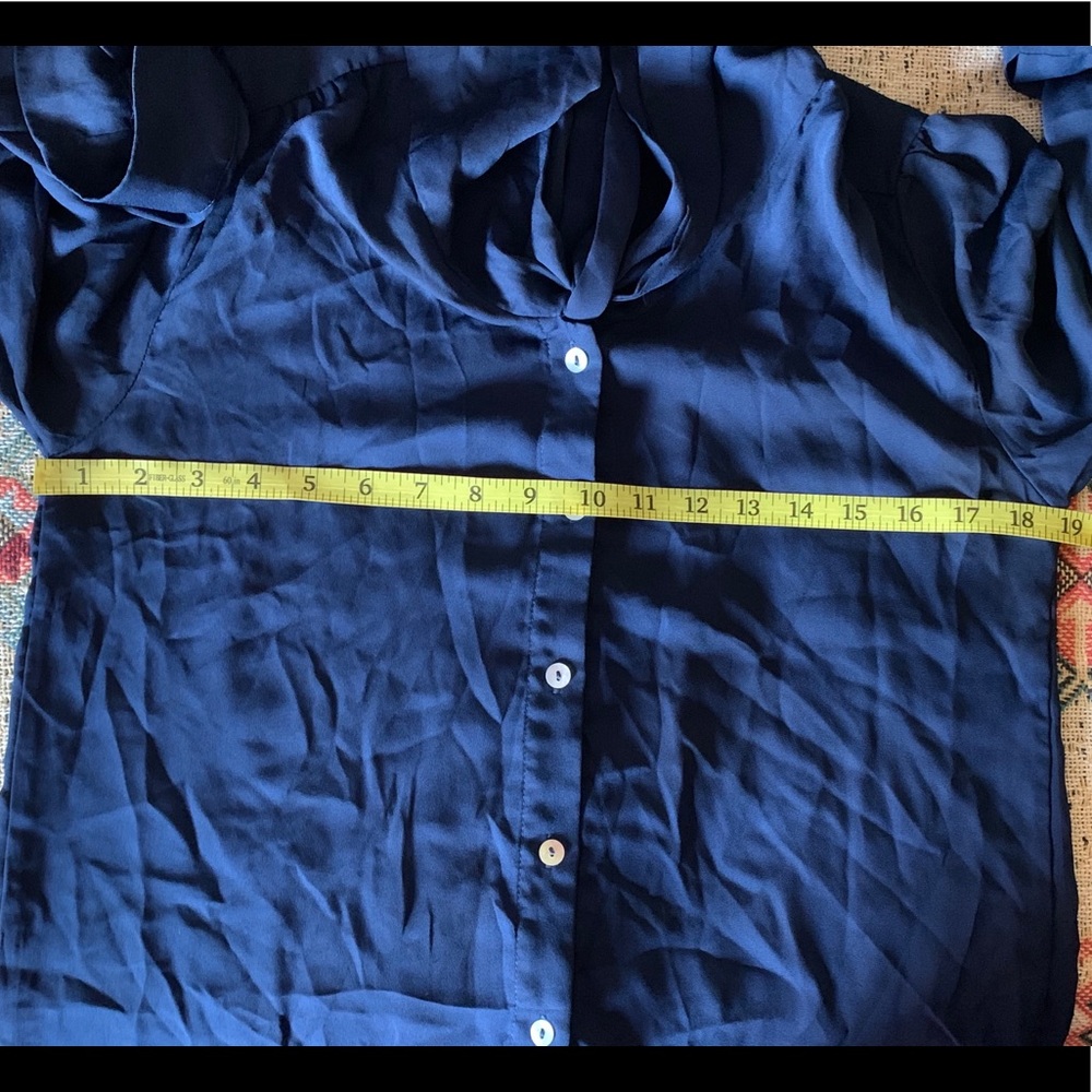 Lovoosh Tie Neck Blouse - Picture 9 of 9